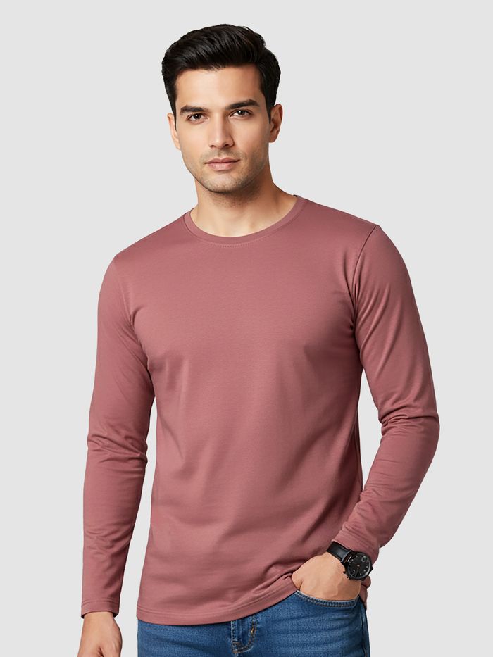 A stylish full sleeves T-shirt made from soft, breathable fabric, offering all-day comfort with a clean and versatile look for any occasion. - Image 6